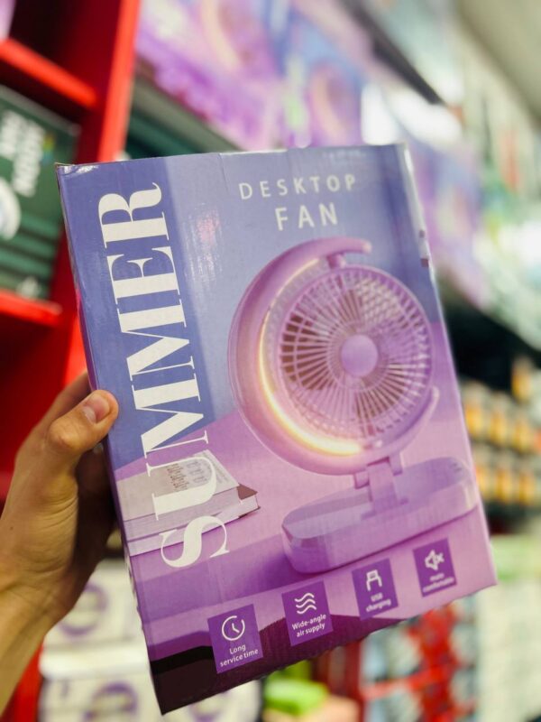 Summer desktop fan