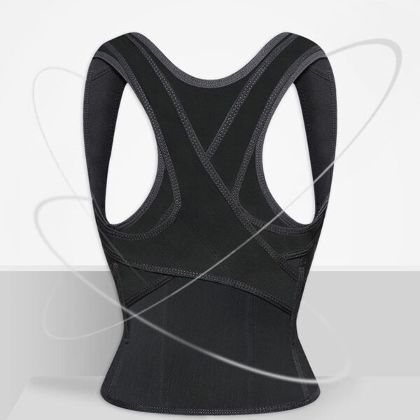 دعامة تصحيح وضعية الظهر للرجال والنساء والأكتاف والرقبة العمود الفقري ceinture correctrice de posture pour le dos