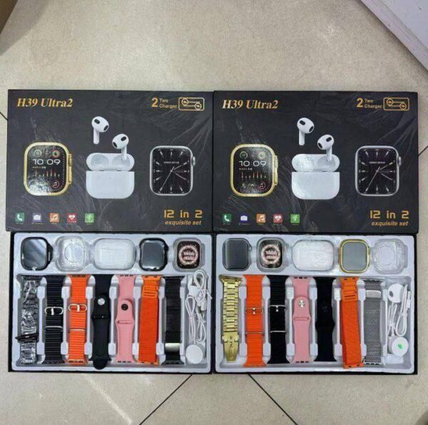 Smart watch h39 ultra2 12in2 1 - idéal pour maison et bureau
