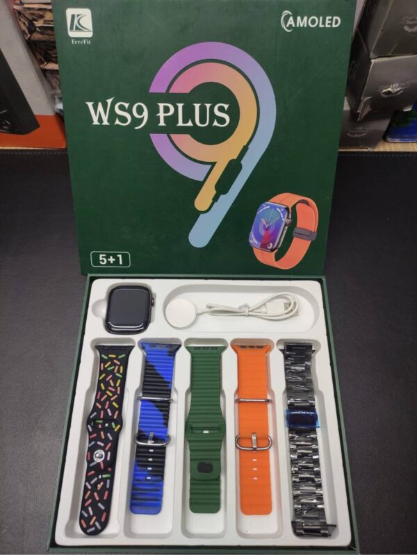 Smart watch ws9 plus amoled 1 - idéal pour maison et bureau