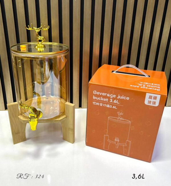 Beverage juice bucket 3 6l - idéal pour maison et bureau