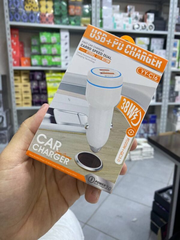 Car charger chargeur mobile voiture 38w yy c16
